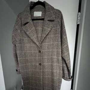 OAK + FORT Wool Blend Long Coat
